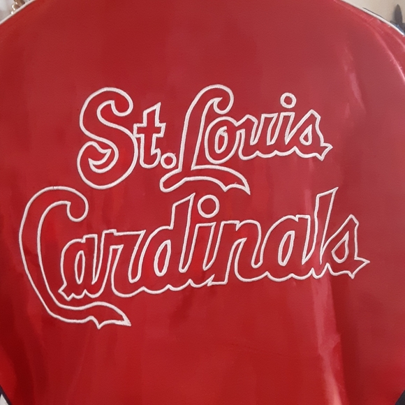St. Louis Cardinals, MLB, Full Zip Polyester Windbreaker, Size Medium - Picture 6 of 11